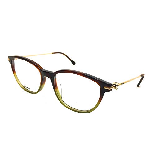 Loewe VLW951M510GEN Monturas de gafas, Shiny Grad.Havana Green, 55 Unisex