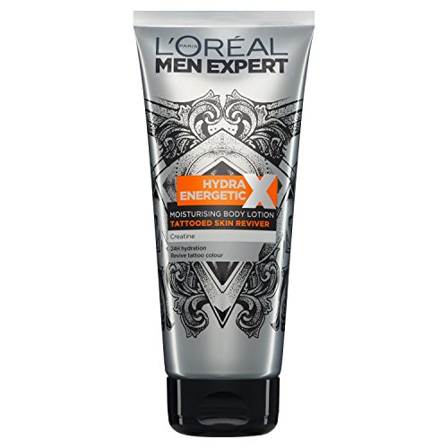 L'Oreal Men Expert Hydra Energetic - Loción revitalizante para tatuajes (200 ml)