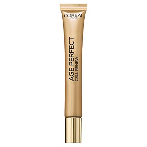 L'Oreal Paris Age Perfect Cell Renew Iluminador Crema de Ojos con Aplicador de Refrigeración para Piel Madura 15 ml