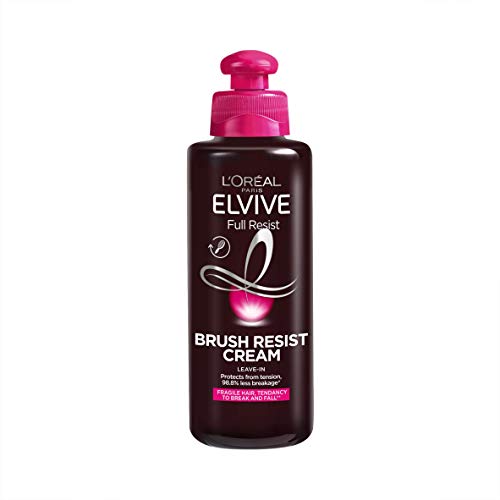 L'Oreal Paris Elvive - Cepillo de pelo frágil resistente a la crema 200 ml con biotina, para caída del cabello