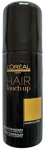 L'Oreal Professionnel Hair Touch Up WarmM Rubio Root Correcer Spray 75 ml Set con champú para el cabello STAPIZ 15 ml o máscara 10 ml