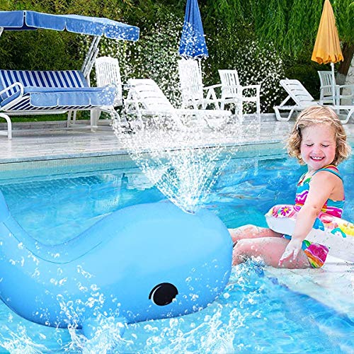 L&WB Rociador Inflable Dolphin Water Sprinkler Kids Al Aire Libre Divertido Juguete para el Verano Caliente Piscina en la Playa Juegue Rociador Splash Playing