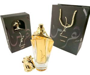 Maahir Edp Spray de 100 ml con bolsa de regalo por Lattafa The Composition is Flora