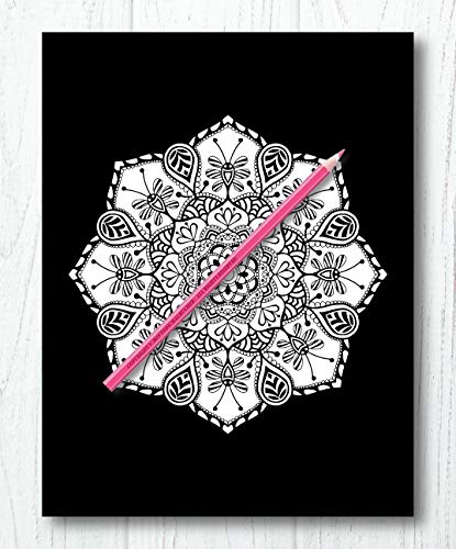 Mandalas Para Colorear Adultos: Un Libro Para Colorear Para Adultos Night Edition + BONO Gratuito De 60 Páginas De Mandalas Para Colorear (PDF Para Imprimir)