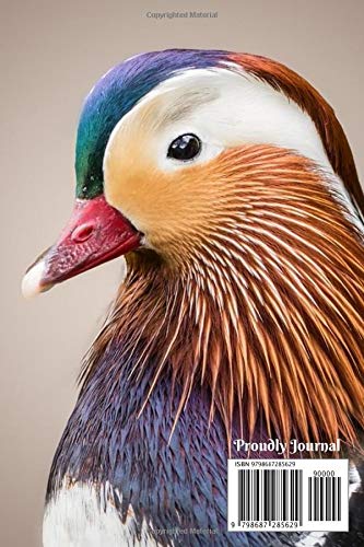 Mandarin Duck Lined Journal