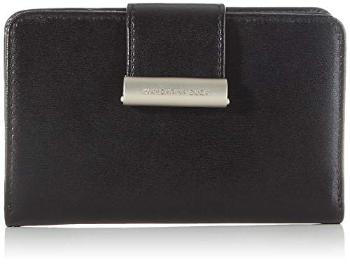 Mandarina Duck Hera 3.0 Portafoglio, Billetera para Mujer, Negro (Black), 10x21x28.5 cm (B x H x T)