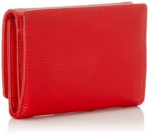 Mandarina Duck Md20, Billetera para Mujer, Rojo, 14.5x10x3 centimeters (W x H x L)