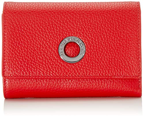 Mandarina Duck Md20, Billetera para Mujer, Rojo, 14.5x10x3 centimeters (W x H x L)