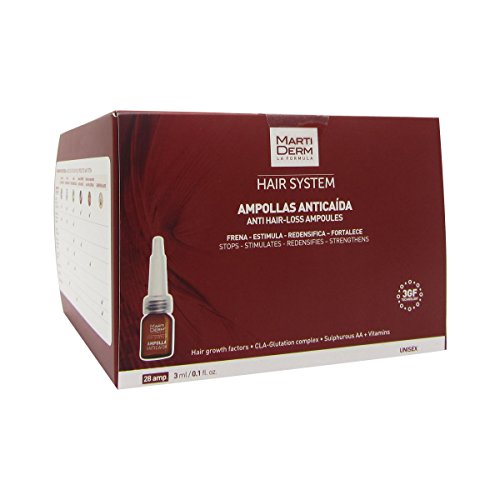 Martiderm Hair System Ampollas Anticaída 28x3ml