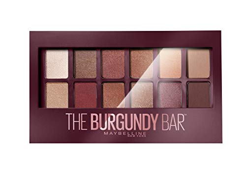 Maybelline New-York – Palette Fards à Paupières – The Burgundy Bar – 12 couleurs