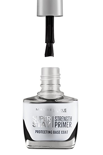 Maybelline New York SuperStay Strenght Primer, Esmalte Endurecedor de Uñas