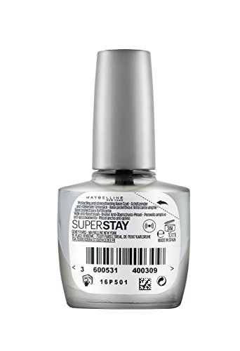 Maybelline New York SuperStay Strenght Primer, Esmalte Endurecedor de Uñas