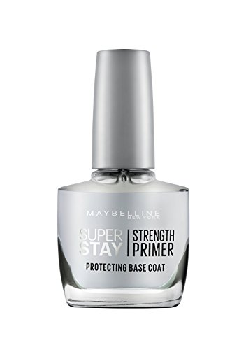 Maybelline New York SuperStay Strenght Primer, Esmalte Endurecedor de Uñas