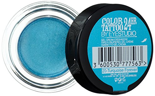 Maybelline New York Tattoo 24H Sombra de Ojos, Tono: nº20 Turquoise Forever