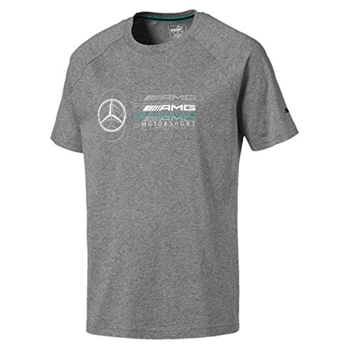 Mercedes AMG Petronas Mercedes Amg Logo tee, S Camiseta, Gris (Gray Gray), Small para Hombre