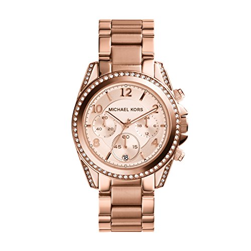 Michael Kors Reloj Cronógrafo para Mujer de Cuarzo con Correa en Acero Inoxidable MK5263