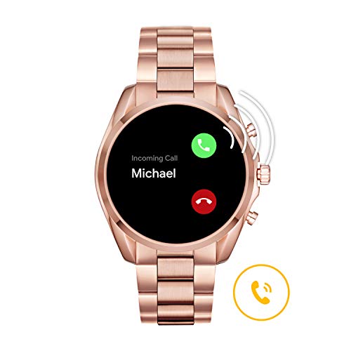 Michael Kors Smartwatch Pantalla táctil para Mujer de Connected con Correa en Acero Inoxidable MKT5086