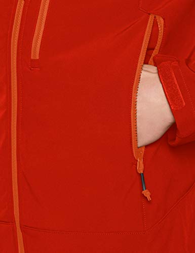 MILLET Track Hoddie - Chaqueta de Softshell para Hombre, Hombre, Color Pompeian Red, tamaño Small