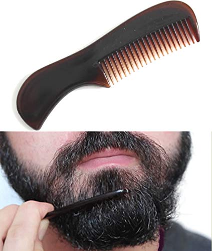 Mini Beard & Moustache Comb, Smart, mini, stylish, tough, pocket sized and very for on-the-go grooming, and re-styling of beards and moustache perfect present by The Beard and The Wonderful