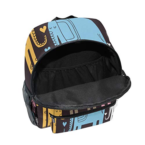 Mini Mochila Daypack Abstract Elephant Mochila Bolsa Ligera para niñas niños