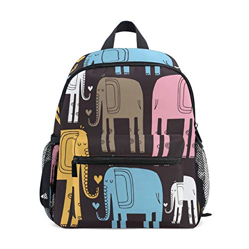 Mini Mochila Daypack Abstract Elephant Mochila Bolsa Ligera para niñas niños