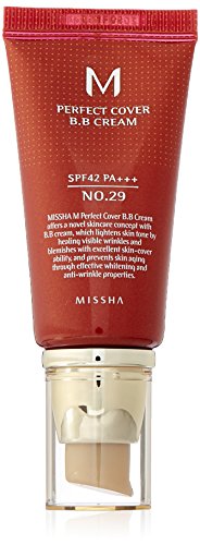 missha M Perfect Cover BB Cream spf42/PA + + + (No. 29/Caramel Beige) 50 ml, 1er Pack