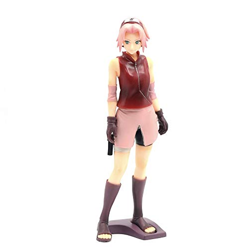 Missyou Naruto Shipouden Anime Figuras Haruno Sakura 26Cm, PVC Toys Uchiha Sasuke Sakura