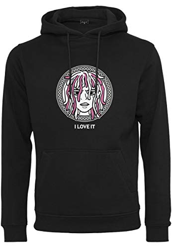 Mister Tee I Love It - Sudadera con Capucha para Hombre, Hombre, Sudadera con Capucha, MT913, Negro, Extra-Small