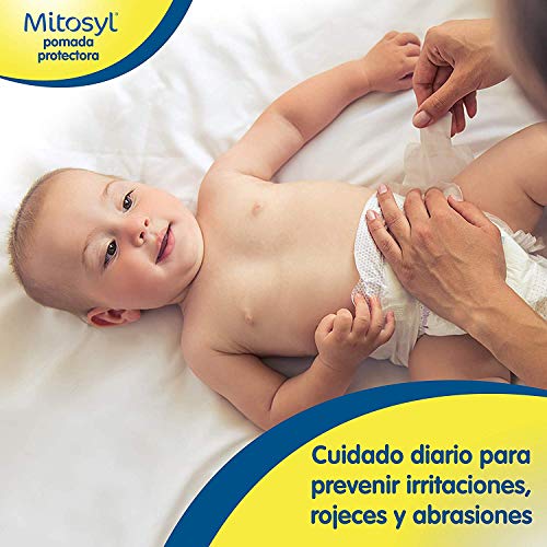 Mitosyl - Crema pañal, pomada protectora 65 g, previene y trata las irritaciones de la piel del bebé por rozaduras del pañal