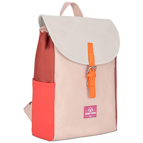 Mochila Infantil Niños y Niñas Rojo - Johnny Urban Junior Bolso Liam Hecho de Botellas Pet Recicladas, Mochila para Niños Escolares, Guardería y Colegio, Repelente al Agua y sin BPA