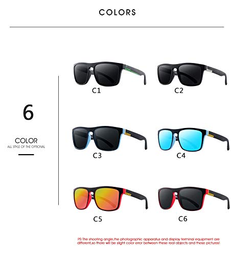 Moda Gafas De Sol Guy's Sun Glasses Gafas De Sol Polarizadas Hombres Diseño Clásico Espejo Moda Square Ladies Gafas De Sol Hombres C4