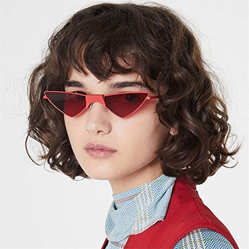 Moda Gafas De Sol Retro Cat Eye para Mujer Gafas De Sol Small Vintage Ladies Sun Glasses Gafas De Montura De Metal Street Beat Rave Festival C4