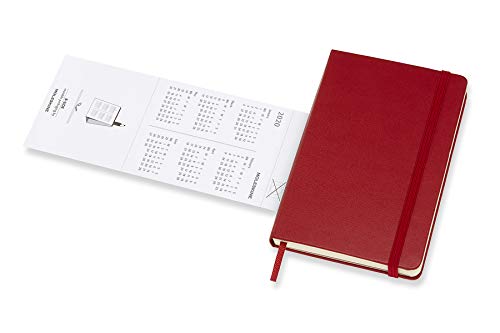 Moleskine 2019-20 Weekly - Agenda Cuaderno Semanal de 18 Meses 2019/2020, Rojo escarlata, tamaño pequeño 14 x 9.5 cm cm, 208 P?ginas (AGENDAS 18 MOIS)