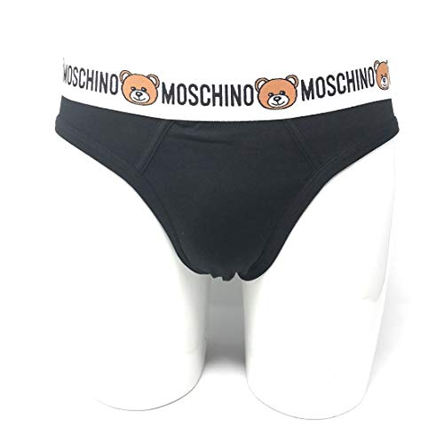 Moschino Slip Oso Bipack A4746 8119 Negro M