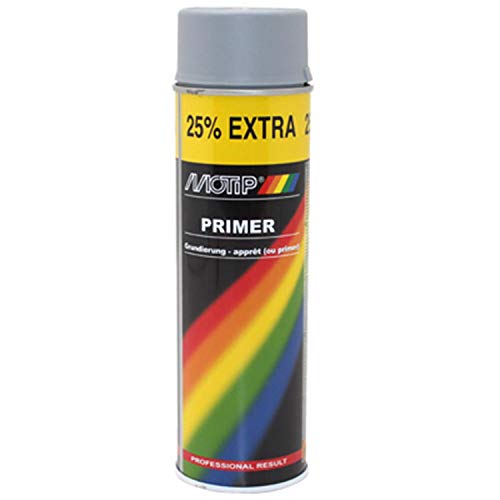 Motip Primer 04054 - Spray para reparaciones de superficies, color Gris (Primer Grey), 500 ml