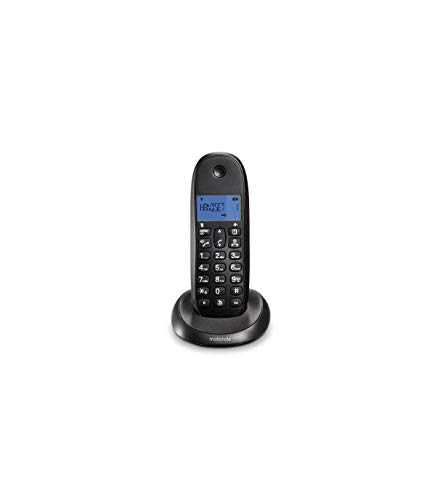 Motorola C1003LB+ Trio Teléfono Fijo DECT inalámbrico Trio - Color Negro - Pantalla LCD, 50 contactos, Modo Eco - 3 Unidades