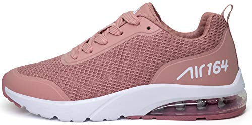 Mujer Aire Zapatillas de Correr Transpirables Ligero Deporte Zapatos Deportivos de Trekking Rosado 38 EU