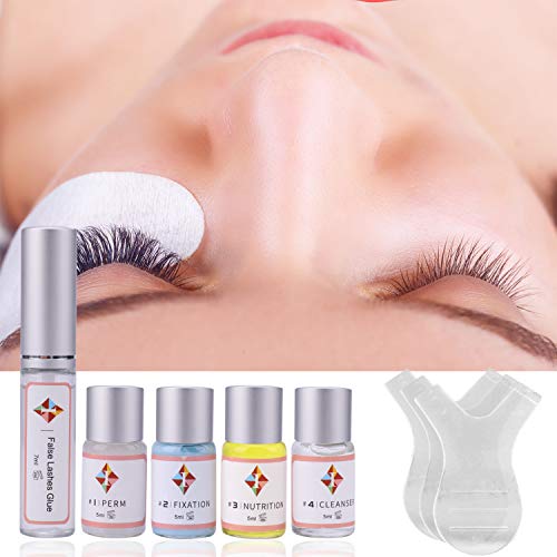 MYSWEETY de Elevación de Pestañas Kit, Kit Profesional Lifting de Pestañas Permanente para Lograr Pestañas Largas - Rizos y Elevación Natural, Set de Herramientas de Calidad de Salón