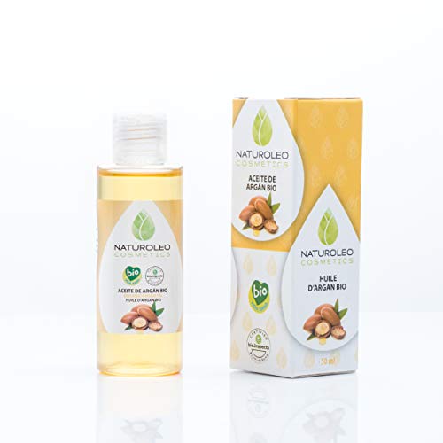 Naturoleo Cosmetics - Aceite Argán BIO - 100% Puro y Natural Ecológico Certificado - 50 ml