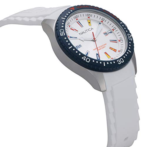 Nautica Reloj Hombre de Cuarzo analógico con Correa en Silicona NAPJBC001