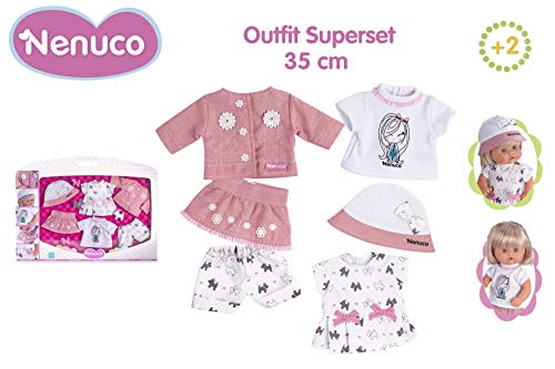 Nenuco Super Set de Ropa, 35 cm (Famosa 700013740)