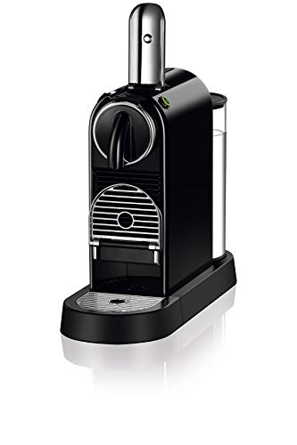 Nespresso De'Longhi Citiz EN167.B - Cafetera monodosis de cápsulas Nespresso, compacta, 19 bares, apagado automático, color negro