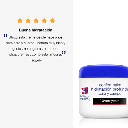 Neutrogena Bálsamo Hidratación Profunda Cara y Cuerpo, Piel Seca, 300ml