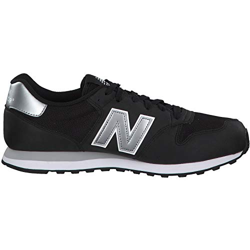 New Balance 500 Core, Zapatillas para Hombre, Negro Black Silver Black Silver, 44 EU