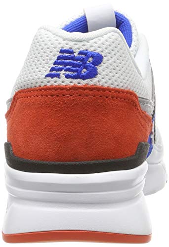 New Balance Cm997hv1, Zapatillas para Hombre, Blanco (White/Blue White/Blue), 44.5 EU