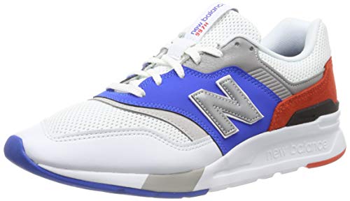 New Balance Cm997hv1, Zapatillas para Hombre, Blanco (White/Blue White/Blue), 44.5 EU