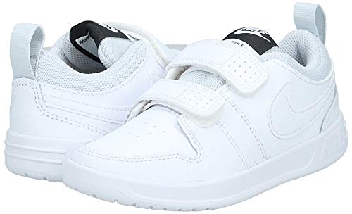 Nike Pico 5 (PSV), Zapatillas de Tenis Unisex Niños, Blanco (White/White/Pure Platinum 100), 33.5 EU