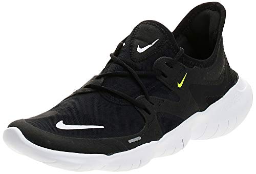 Nike Wmns Free RN 5.0, Zapatillas de Atletismo para Mujer, Multicolor (Black/White/Anthracite/Volt 000), 37.5 EU