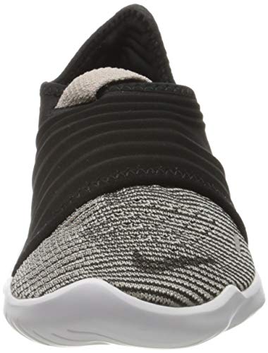 Nike Wmns Free RN Flyknit 3.0, Zapatilla de Correr para Mujer, Tiza Ciruela Negra/Dorada Metalizada, 38 EU