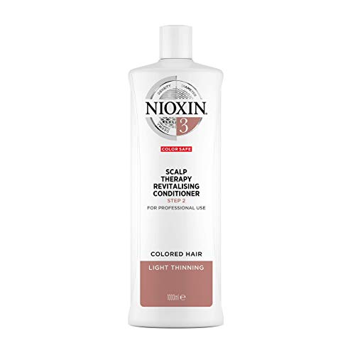 NIOXIN - Acondicionador Tratamiento Revitalizante Sistema 3 (1 Litro) - CABELLO COLOREADO_DEBILITAMIENTO LEVE_HIDRATACION EQUILIBRADA 1000 ML